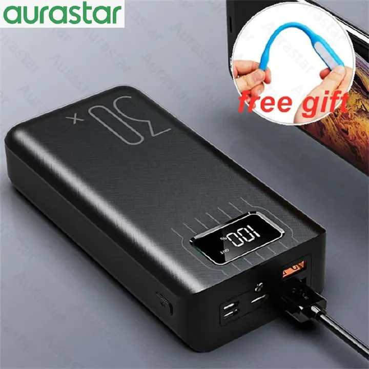 30000mAh Power Bank powerbank Portable Charger Super-capacity Mobile Power Bank for iPhone Android