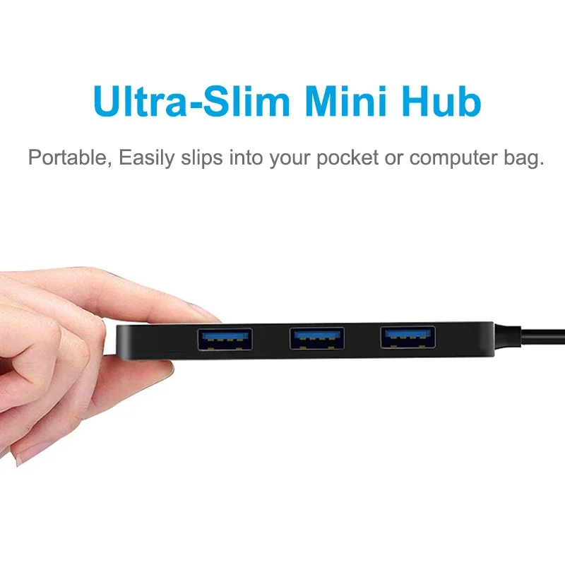 4 in 1 USB 3.0 HUB High Speed USB3.0 OTG 4 Port USB C HUB Multi Splitter Adapter For Xiaomi Lenovo Macbook Pro Accessories