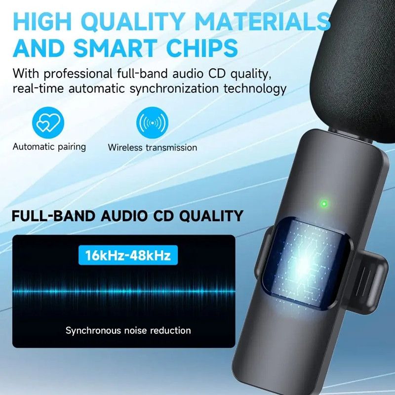 New 3.5mm wireless Collar-clip Lavalier Microphones Noise Reduction Microphone Universal 3.5mm is Suitable for Camera Speaker Smartphones