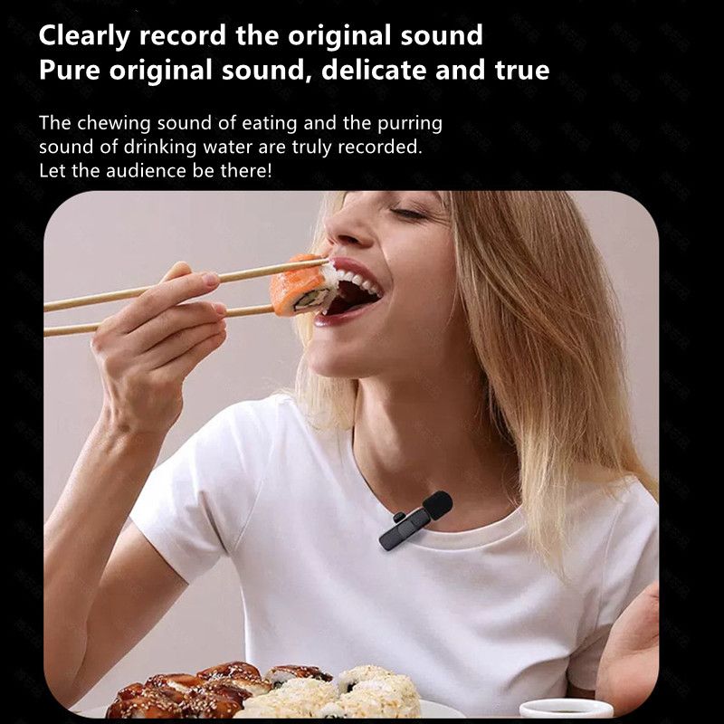 New 3.5mm wireless Collar-clip Lavalier Microphones Noise Reduction Microphone Universal 3.5mm is Suitable for Camera Speaker Smartphones