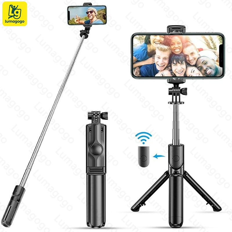 New tripod multifunctional three in one selfie pole outdoor wireless remote control photography