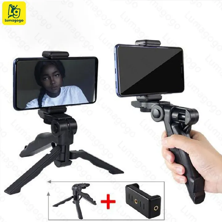Tripod Portable+Phone Handle Portable Photography for Video Recording Selfie Stick Live