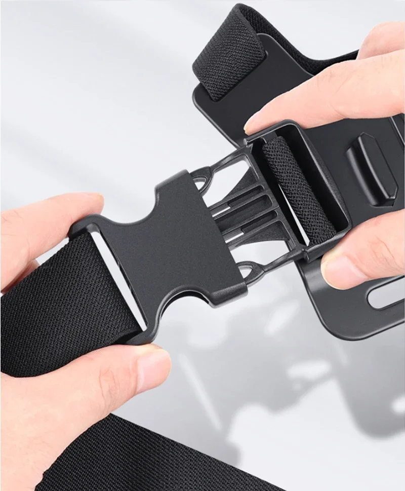 Adiustable Phone Clip Holder With chest Strap Fixation Bracket forSport Camera Mobile Phone Camera Black Holder Accessory