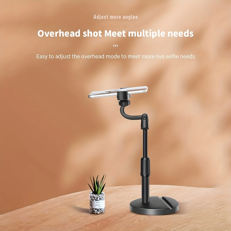 Multi-functional Retractable Mobile Phone Stand For Live Broadcast Desk Table Clip Bracket Table Mount Cell Phone Support Holder