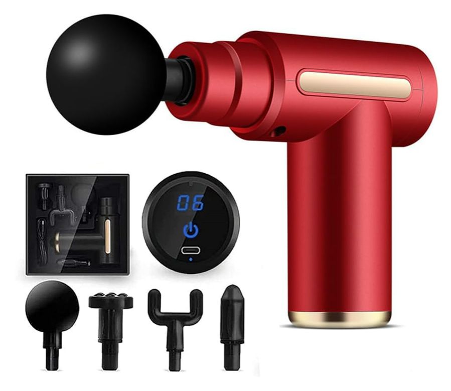 Fascia Gun Massager Mini Massage Gun,Muscle Gun Massage Gun Deep Tissue Massager Percussion Muscle Massager Portable Handheld Body Massager