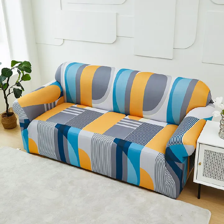 Sofa Slipcovers Elastic Stretch Sofa Cover Pillow case Sofa Covers with Anti-Slip Foams, Washable Furniture Protector for Kids, Pets for Living Room Couch Cover L shape Armchair Cover