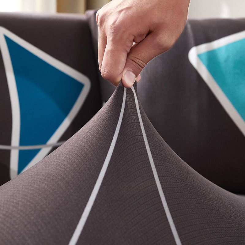 Sofa Slipcovers Elastic Stretch Sofa Cover Pillow case Sofa Covers with Anti-Slip Foams, Washable Furniture Protector for Kids, Pets for Living Room Couch Cover L shape Armchair Cover