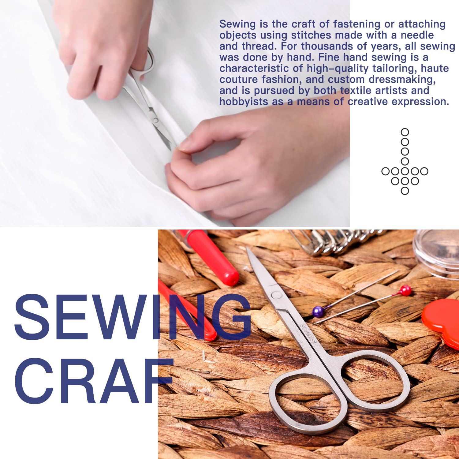 58pcs Sewing Kit with Case Portable Sewing Supplies for Home Traveler, Adults, Beginner, Emergency, Kids Contains Thread, Scissors, Needles,Measuring Tape