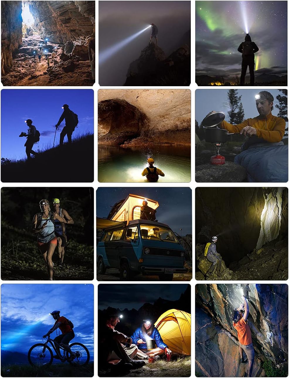 LED headlamp Flashlight LED Rechargeable Headlamp Headlight for Running, Camping, Hiking and More Lumens USB Rechargeable Headlight, Outdoor Camping Cycling Fishing, headlamp Flashlight