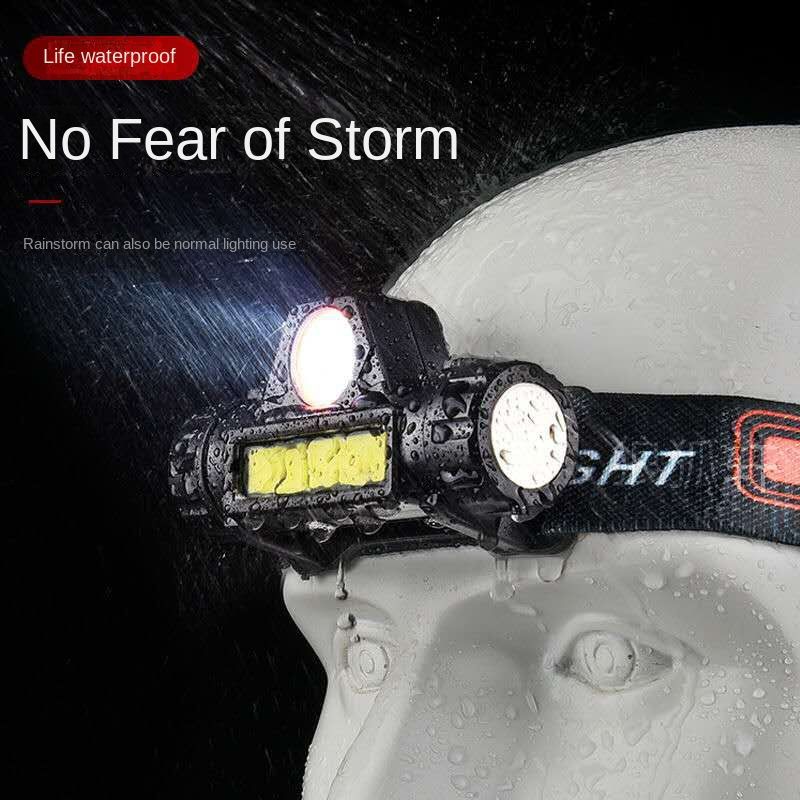 LED headlamp Flashlight LED Rechargeable Headlamp Headlight for Running, Camping, Hiking and More Lumens USB Rechargeable Headlight, Outdoor Camping Cycling Fishing, headlamp Flashlight