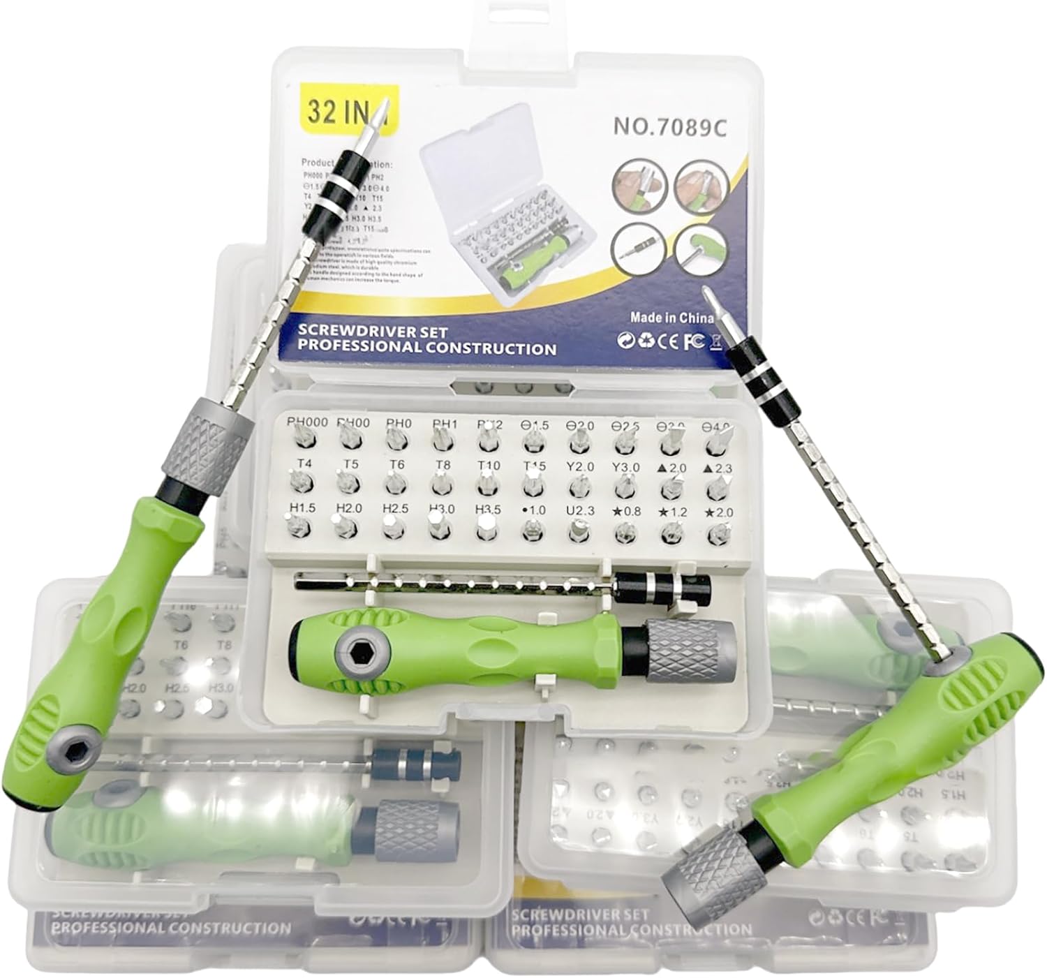 32-in-1 Precision Screwdriver Set - [Super Durable] Professional Magnetic Repair Tool Kit, Mini Screwdrivers for Phone, Computer, Laptop, MacBook, Watch, Eyeglasses, and Electronics