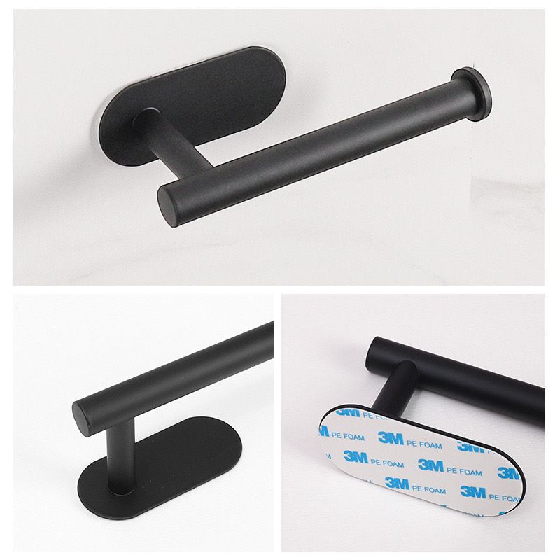 Toilet Paper Holder Self Adhesive, Premium Thicken Stainless Steel Rustproof Adhesive Toilet Roll Holder no Drilling for Bathroom, Kitchen, Washroom