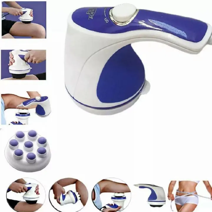 Full Relax Tone Spin Body Massager Electric Full Body Slimming Massager  Electric Cellulite Massager – Body Sculpting Machine  Lymphatic Drainage & Skin Tightening for Belly Stomach Leg