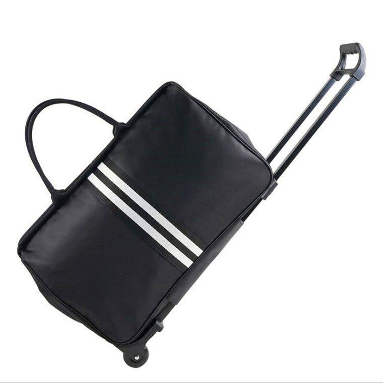 Travel Bag with Wheels Practical Trolley Travel Bag with Wheels for Vacations Waterproof Carry-On Large Travel Bag Men/Women Multiple Pockets