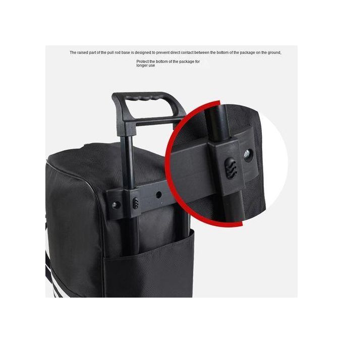 Travel Bag with Wheels Practical Trolley Travel Bag with Wheels for Vacations Waterproof Carry-On Large Travel Bag Men/Women Multiple Pockets