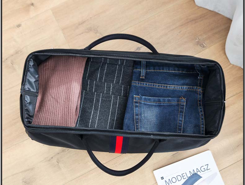 Travel Bag with Wheels Practical Trolley Travel Bag with Wheels for Vacations Waterproof Carry-On Large Travel Bag Men/Women Multiple Pockets