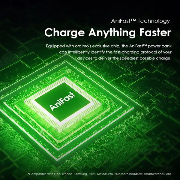 [OFFER] Oraimo PowerBox 300lit 30000mAh Power Bank – 15W Fast Charging, Dual USB, Ultra-High Capacity Portable Charger for Phones & Tablets