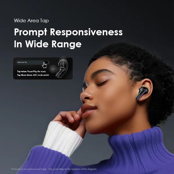 [OFFER] Oraimo Spacebuds Bluetooth Earbuds ,Hybrid ANC, HavyBass™ Sound,40H Battery, IPX4 Waterproof, Type-C Fast Charging, Clear Calls & Smart Voice Prompt.
