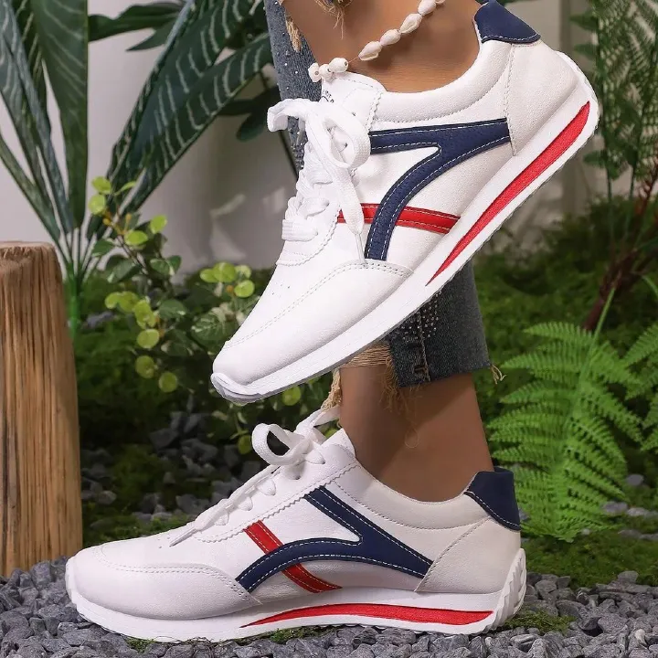 ASSKLO Sneakers Women Large Size New Sports Shoes Women's Small White Shoes Fashion Comfort Sneakers All-match Lightweight Casual Running Shoes trendy shoes tennis shoe ladies shoes with leather upper