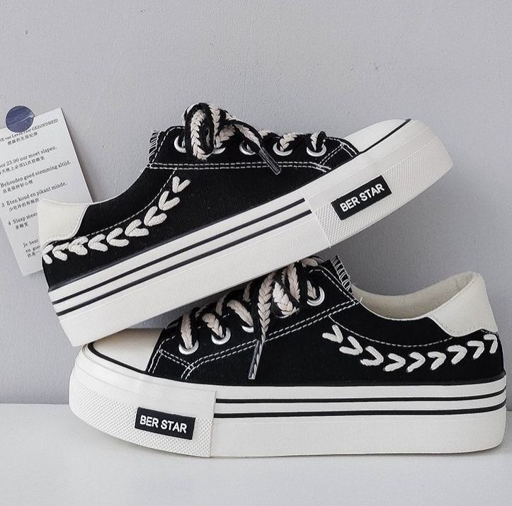 NEW women's shoes casual Canvas Shoes Thick Sole Footwear Chunky heels board shoes flat running shoes height increasing shoes sport Sneakers Outdoor trainers Female Ladies shoes breathable elevator