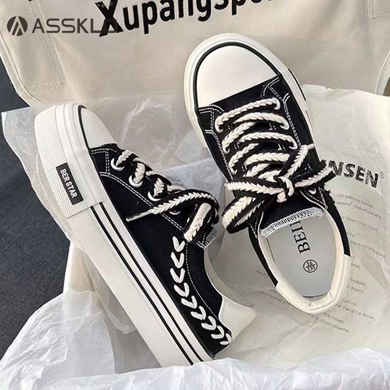 NEW women's shoes casual Canvas Shoes Thick Sole Footwear Chunky heels board shoes flat running shoes height increasing shoes sport Sneakers Outdoor trainers Female Ladies shoes breathable elevator