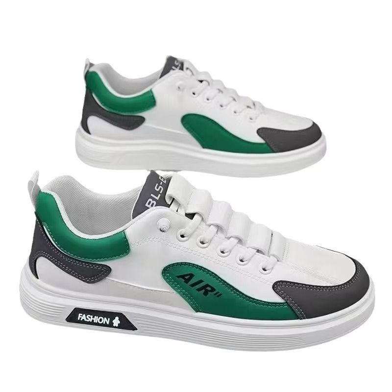 ASSKLO Men Sport Running Shoes 100% PU Leather Fashion Sneakers Men's Casual Slip On Leather Shoes Loafers Board Shoes Running Shoe lightweight comfortab Male Footwear Jogging Trainers Shoe Outdoor