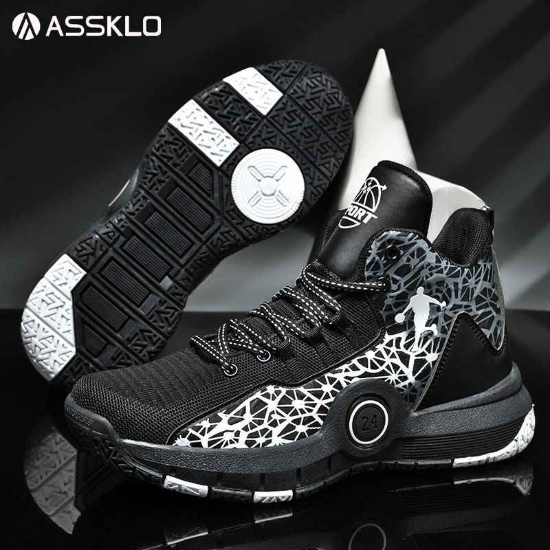 ASSKLO Basketball shoes summer breathable James Irving student sports breathable wear shock absorbing shoes, casual shoes, running shoes, football sneakers, volleyball sneakers