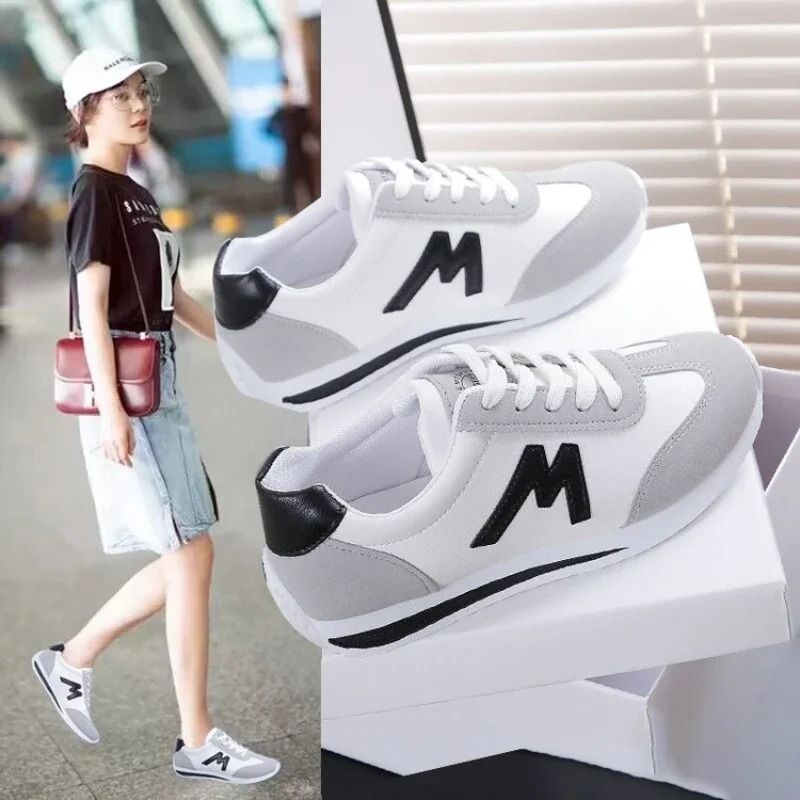 ASSKLO Women Casual Shoes Round Head Deep Mouth Light Sneakers sports shoes board Shoes Women Versatile Breathable Casual Designer shoes