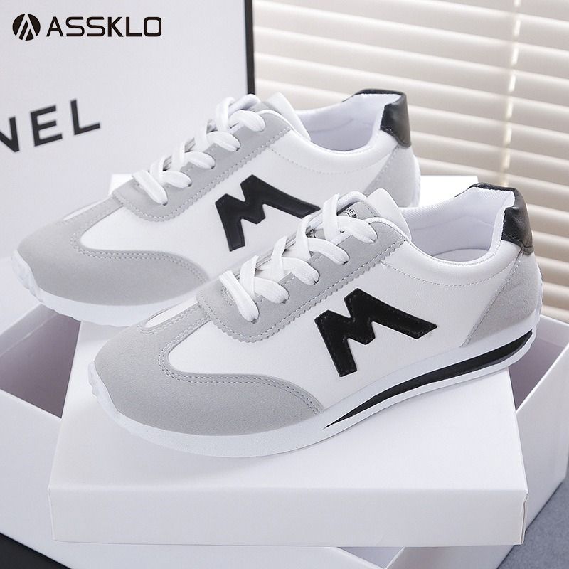 ASSKLO Women Casual Shoes Round Head Deep Mouth Light Sneakers sports shoes board Shoes Women Versatile Breathable Casual Designer shoes