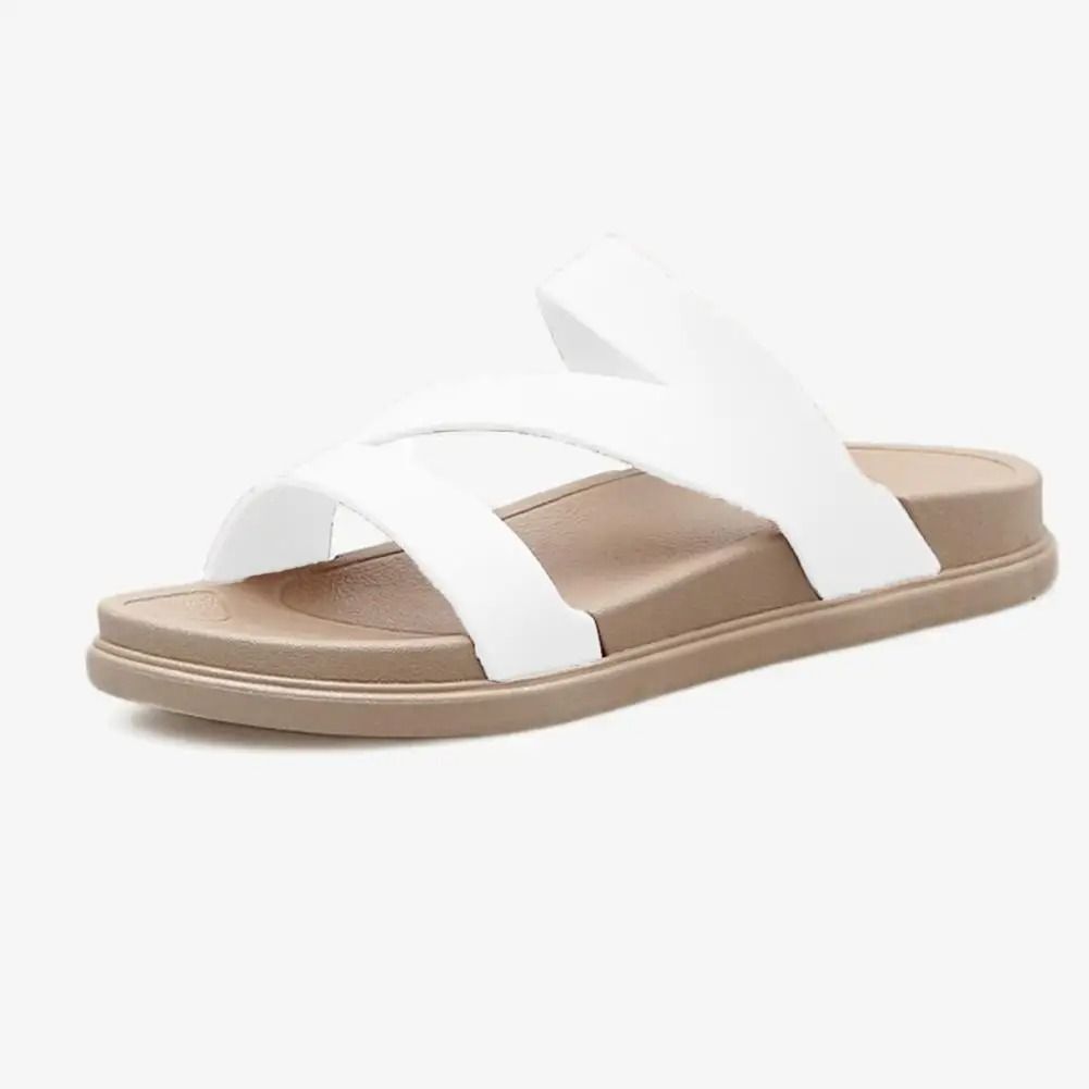 ASSKLO Ladies Slippers Beach Shoes Fashion Outer Wear Casual All-match Student Sandals and Slippers Slippers