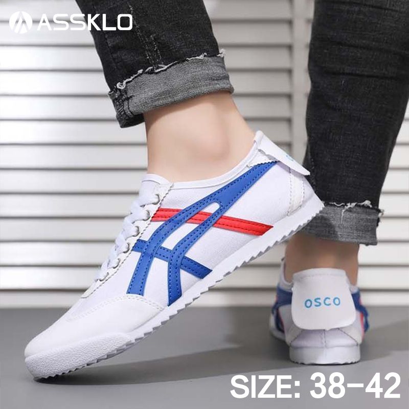 ASSKLO [38-42] Trendy Durable Casual Shoes Canvas Shoe Sneakers Rubber Shoes Athletic Football Training Shoes Jogging Shoes  Sports Shoes Running Shoes Tennis Shoe Flat Shoes Gump Shoes Walking