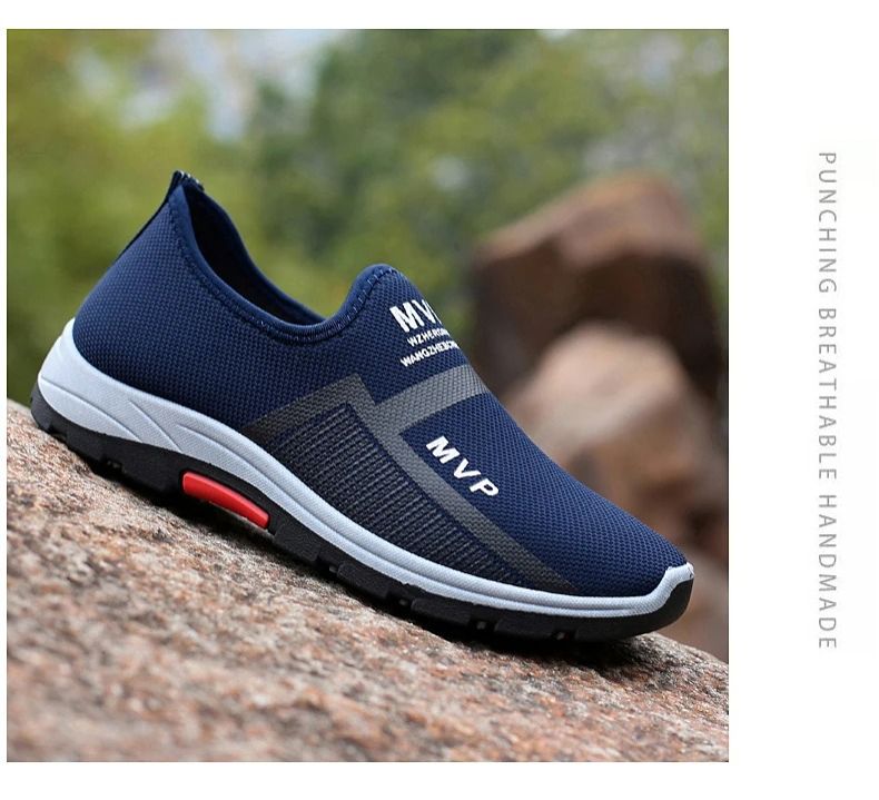 ASSKLO New Men Shoes Mens Loafers Anti foot odor shoes Breathable Sneakers Mesh Lightweight Walking Shoes Man Slip on Casual Shoe Sneakers Leisure Walking Flats Male Loafers sports Shoes canvas shoes