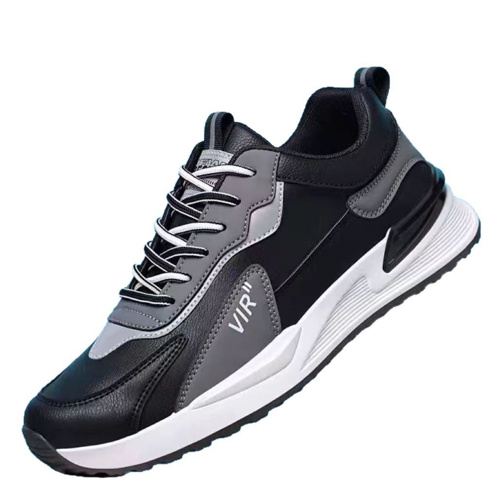 ASSKLO Men's Shoes New Breathable Comfortable Footwear for Men Trendy Versatile Thick-Soled Shoes Casual Running  Simple  Low Top Fashion Sneakers