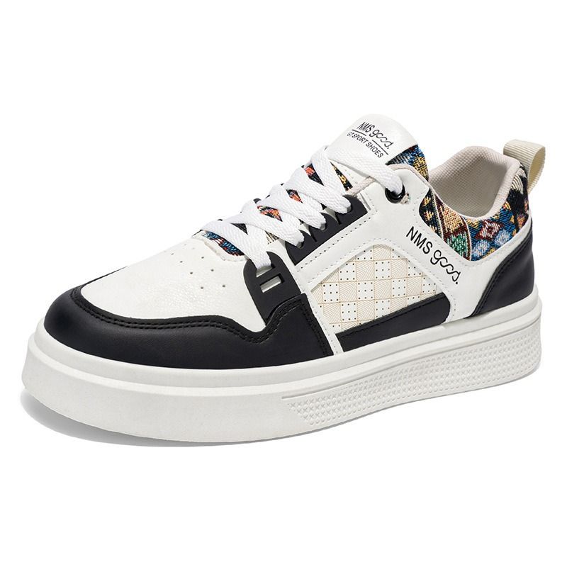 ASSKLO New Arrivals Men's Fashion Breathable Sneakers Leisure Board Shoes Flat shoes Little White Shoes Versatile Thick Sole Sports Shoes Casual Shoes Trendy Shoes Running Shoes Athletic Outdoor