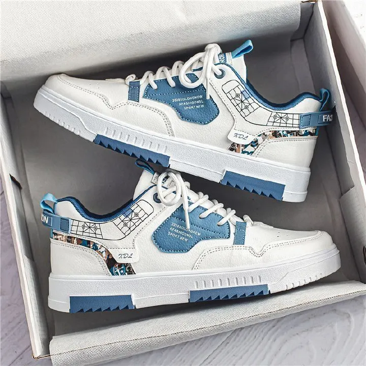 ASSKLO New Arrivals Fashion Men's Shoes Breathable Sneakers Little White Shoes Versatile Thick Sole Sports Shoes Casual Shoes Board Shoes Flat shoes Trendy Shoes Running Shoes Athletic Outdoor