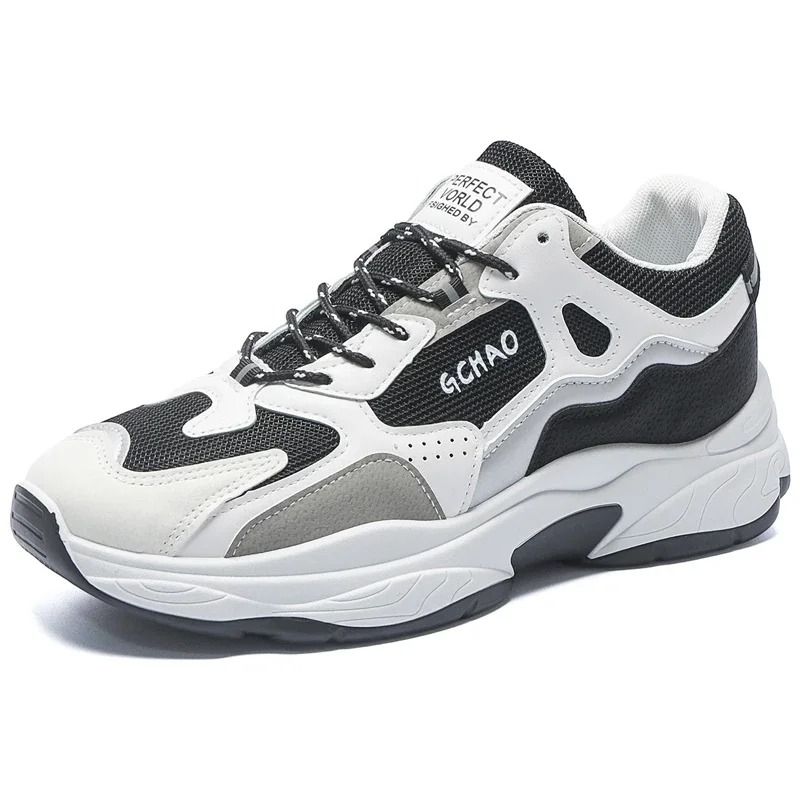 ASSKLO New Men's Sneakers Casual Sports Shoes Running Shoes Athletic Mesh Breathable Anti Odor Outdoor Rubber Outsole Thick Sole Height Increasing Non-Slip Walking Driving Boy's Shoes Students Flats