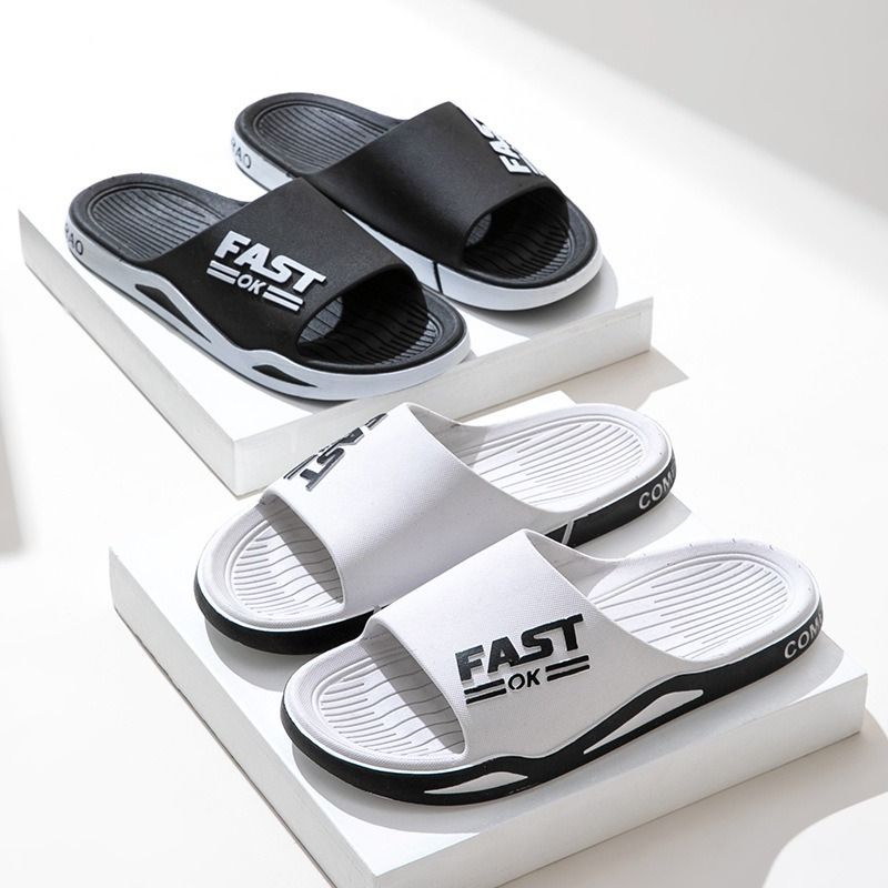 ASSKLO Fashion Men’s Shoes Men Slippers Boys Outer Wear Home Non-Slip Thick-soled Indoor Slippers Lightweight Outdoor Sports Unisex Breathable Anti-skid Open Shoes Dad Beach Walking Shoe sandals Party