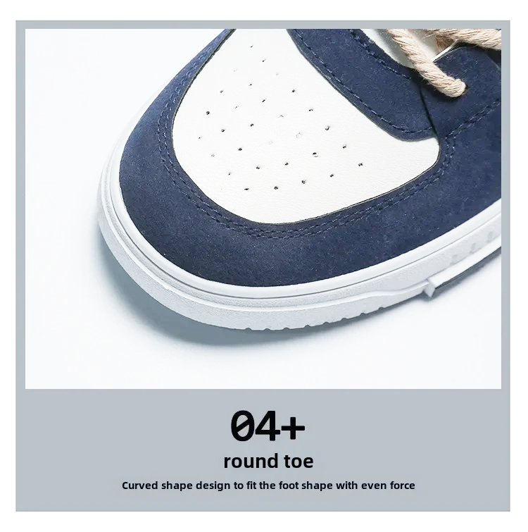ASSKLO  Large Size sneakers Men's Shoes Breathable Little White Shoes Fashion Versatile Thick Sole Sports and Casual Board Shoes Flat shoes Trendy Shoes Sneakers Running Shoes Athletic Outdoor blue