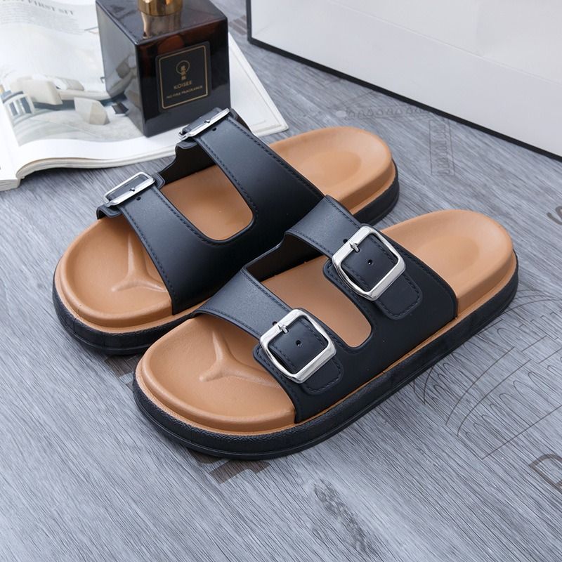 ASSKLO Fashion Slippers comfortable Open Sandals Women's Summer Slides Birkenstock Opens Rubber Sole New Sandals and Slippers Women's Sandals Adult Beach Open Shoes Non-slip Open-toe Generic Sandals