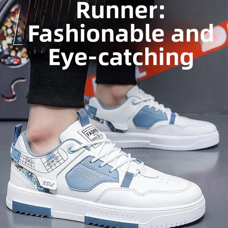 ASSKLO New Arrivals Fashion Men's Shoes Breathable Sneakers Little White Shoes Versatile Thick Sole Sports Shoes Casual Shoes Board Shoes Flat shoes Trendy Shoes Running Shoes Athletic Outdoor