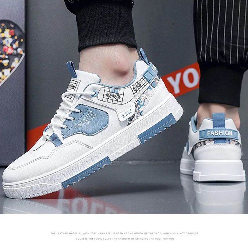 ASSKLO New Arrivals Fashion Men's Shoes Breathable Sneakers Little White Shoes Versatile Thick Sole Sports Shoes Casual Shoes Board Shoes Flat shoes Trendy Shoes Running Shoes Athletic Outdoor