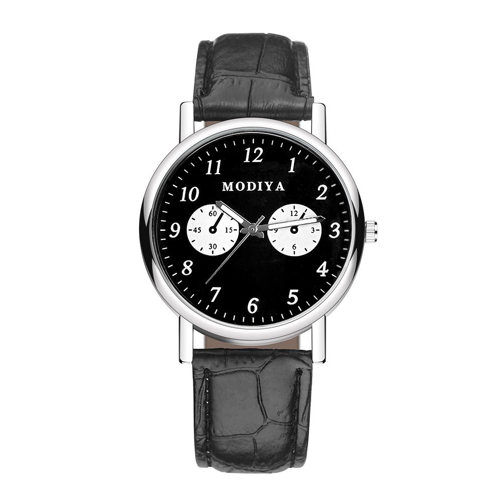 2024 New Fashion Watch Men's Quartz Watch Business Minimalist Men's Watch PU Belt Watch Fashionable Casual Personalized Wristwatch