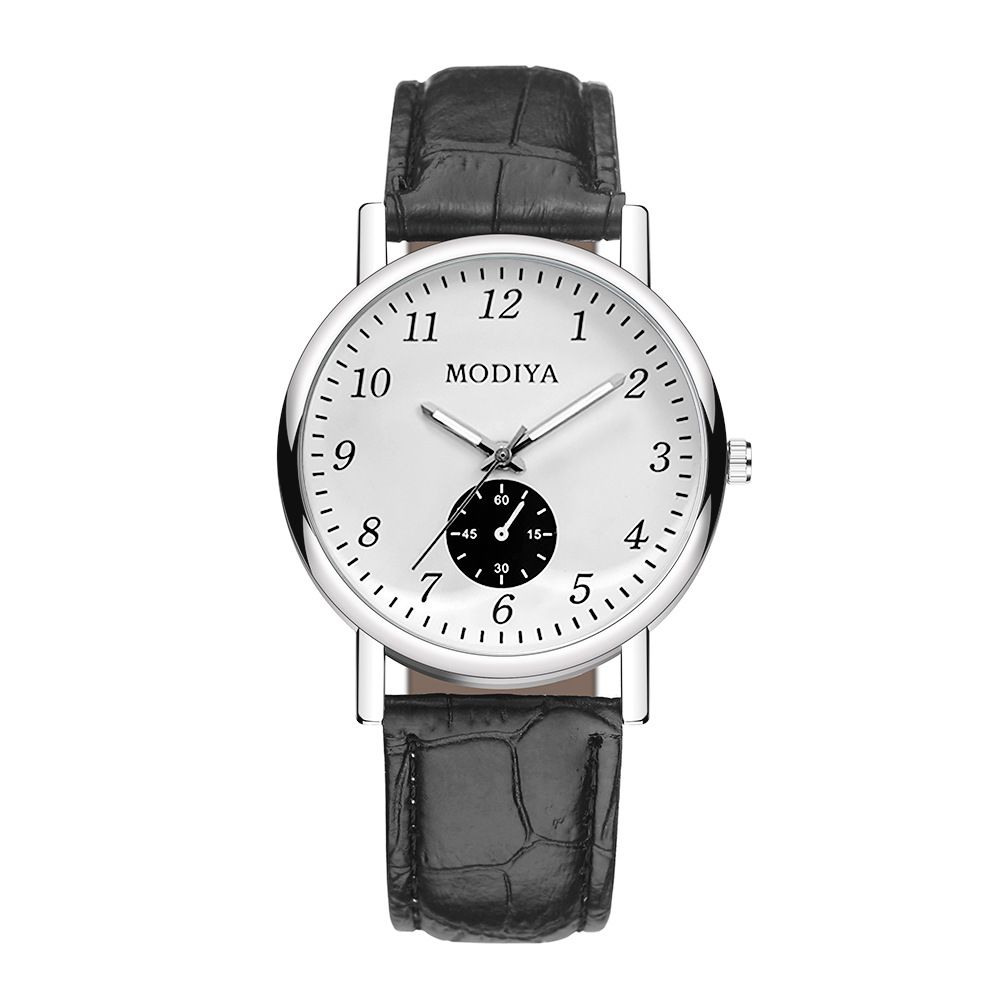 2024 New Fashion Watch Men's Quartz Watch Business Minimalist Men's Watch PU Belt Watch Fashionable Casual Personalized Wristwatch