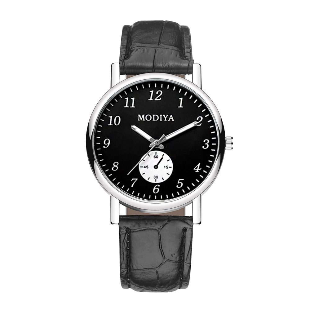 2024 New Fashion Watch Men's Quartz Watch Business Minimalist Men's Watch PU Belt Watch Fashionable Casual Personalized Wristwatch