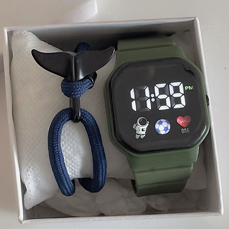 Hot Sale Popular Lovers Gifts Couple LED Watches Students Boys Girls Kids Children Sports Watches New Three Buttons Led Bracelets Women's Men's Fashion Watches Birthday Gift for Children Boys Girls Ki