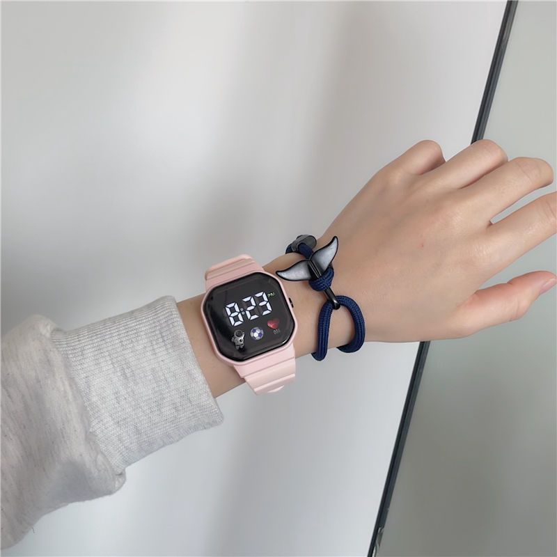 Hot Sale Popular Lovers Gifts Couple LED Watches Students Boys Girls Kids Children Sports Watches New Three Buttons Led Bracelets Women's Men's Fashion Watches Birthday Gift for Children Boys Girls Ki
