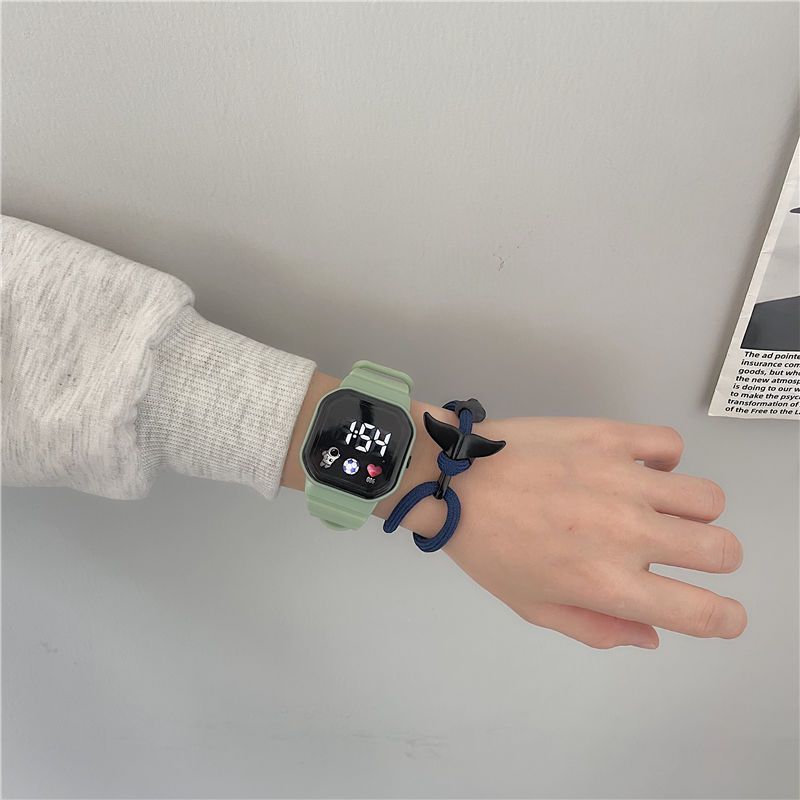 Hot Sale Popular Lovers Gifts Couple LED Watches Students Boys Girls Kids Children Sports Watches New Three Buttons Led Bracelets Women's Men's Fashion Watches Birthday Gift for Children Boys Girls Ki