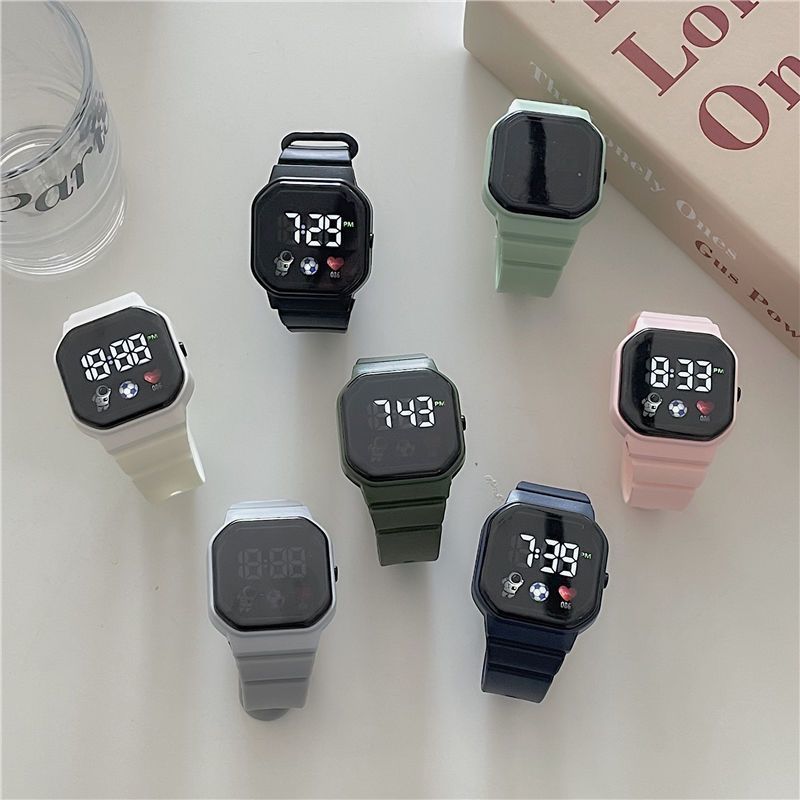 Hot Sale Popular Lovers Gifts Couple LED Watches Students Boys Girls Kids Children Sports Watches New Three Buttons Led Bracelets Women's Men's Fashion Watches Birthday Gift for Children Boys Girls Ki