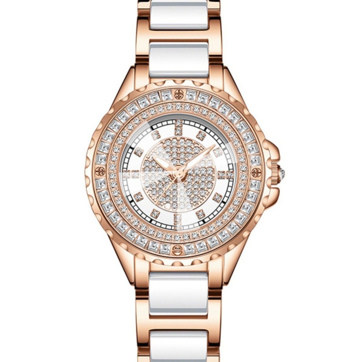 New High-end Fashion Temperament Simple Women's Watches Calendar Steel Band Waterproof Quartz Wrist Watch Ladies Business Casual Versatile Accessories