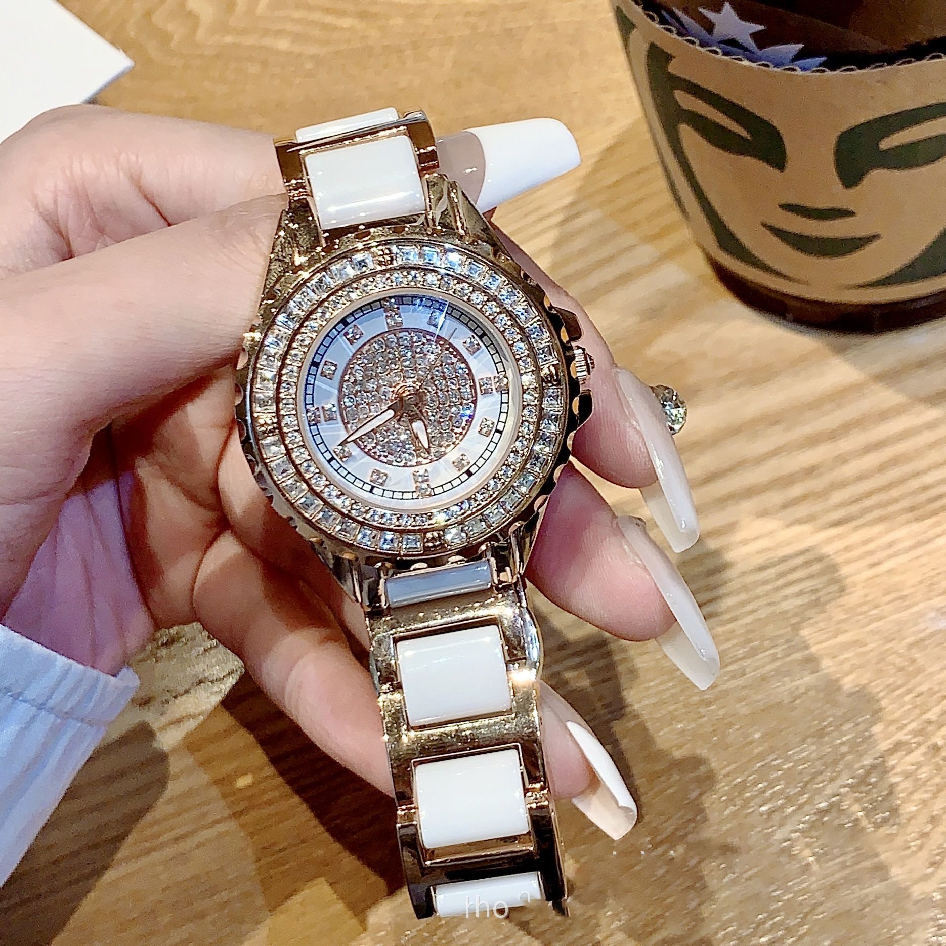 New High-end Fashion Temperament Simple Women's Watches Calendar Steel Band Waterproof Quartz Wrist Watch Ladies Business Casual Versatile Accessories